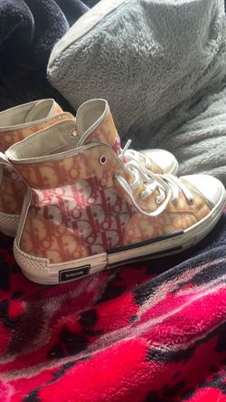 Dior converses red/pink