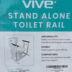 Vive Stand Alone Toilet Rail 