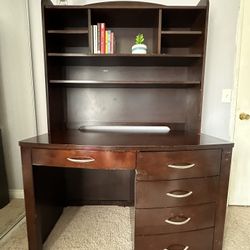 Office Desk With Shelf