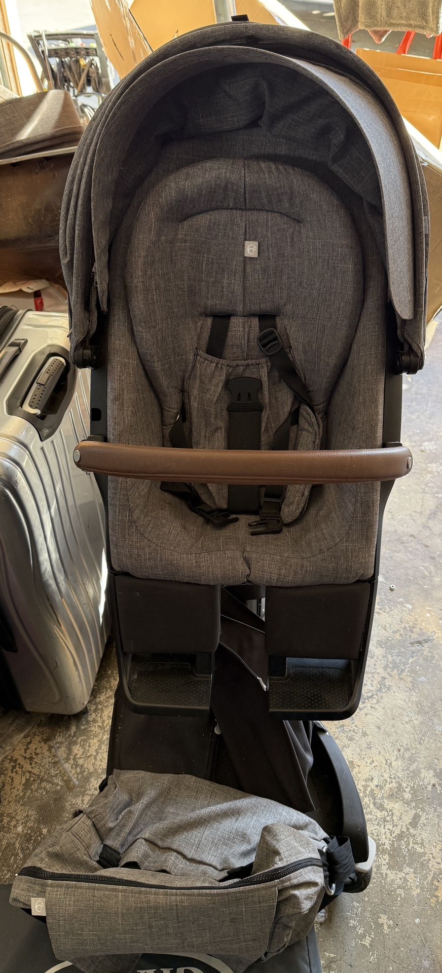 Stoke Xplory Stroller With Toddler Seat + Infant Car Seat And Base + Carry Cot