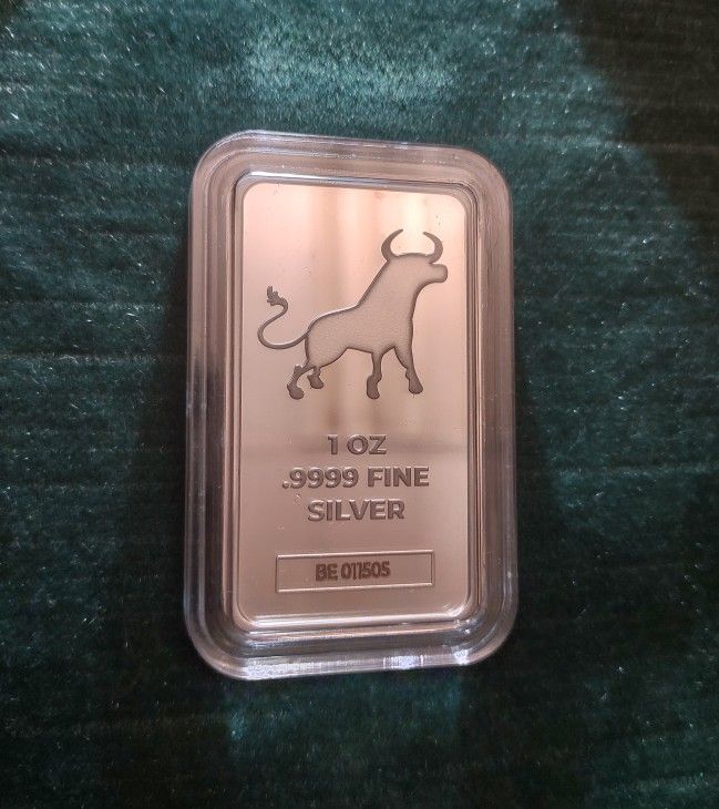 1 Oz Silver Bar .9999+ Fine #011505