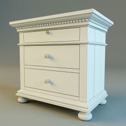 Restoration Hardware Closed Nightstand – Barely Used, Antiqued Natural Finish