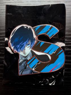 Persona 30th Anniversary Makoto Yuki Blind Bag Letter Pin - EXCLUSIVE