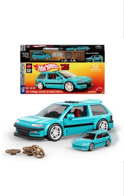 Mattel Brick Shop Hot Wheels Custom ’90 Honda Civic EF Building Set