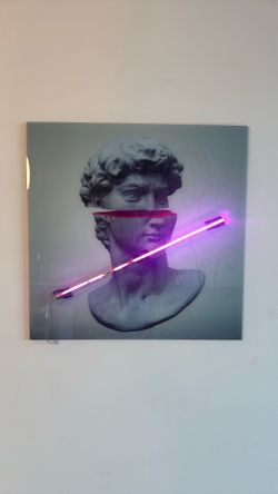 Neon art piece