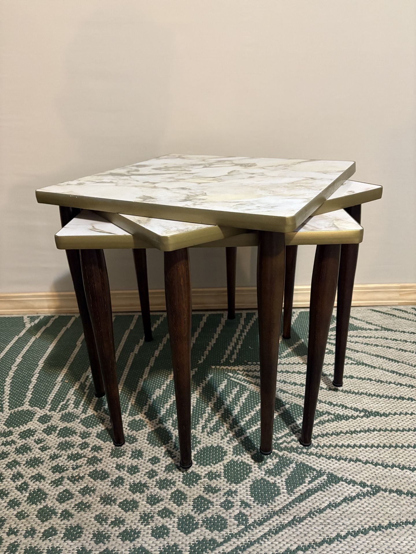 Mid Century Stacking Tables