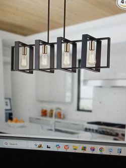  DINING , LIVING ROOMS, KITCHEN 4-LIGHT CHANDELIER,  BRAND NEW