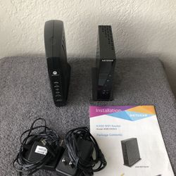 Motorola Cable Modem and Netgear Router