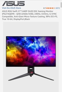 ASUS ROG Swift OLED Monitor PG27AQDM