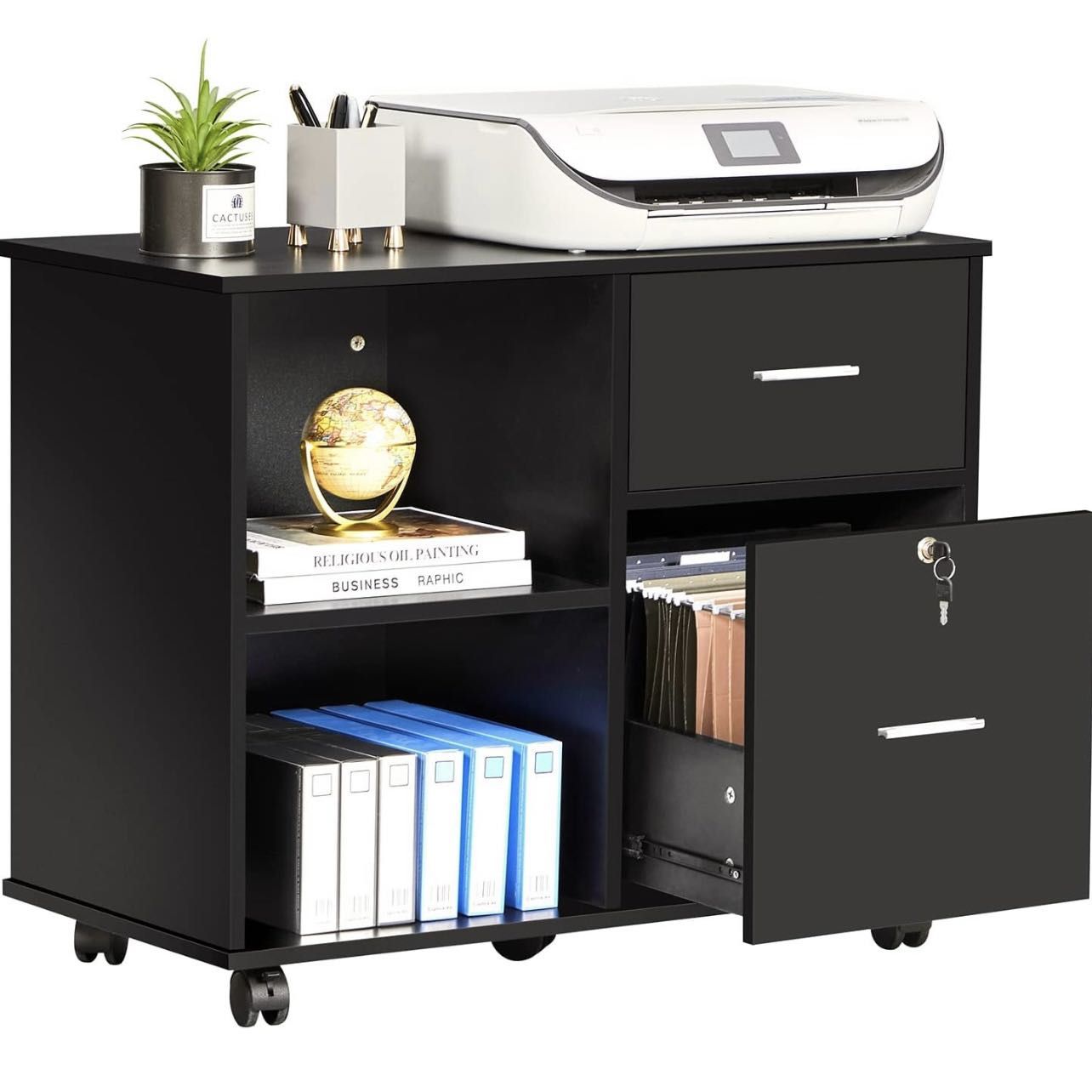 GreenForest Wooden File 2 Drawer Lateral Filing with