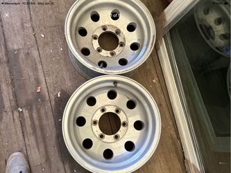 Wheels , 6 lug,  15 inch wheels 8 inch wide  set of 2 aluminum wheels  Pick up Sun valley ca 91352 Cash only