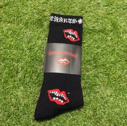 Black chrome socks