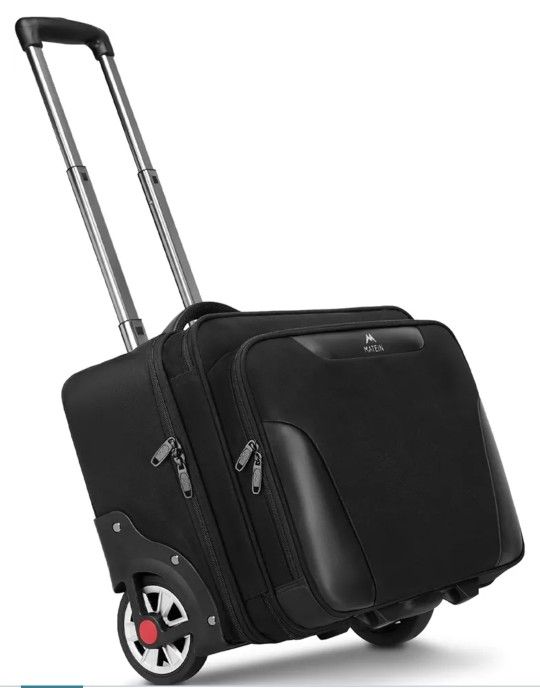 MATEIN Rolling Laptop Bag, Mens Large Briefcase with Big Wheels