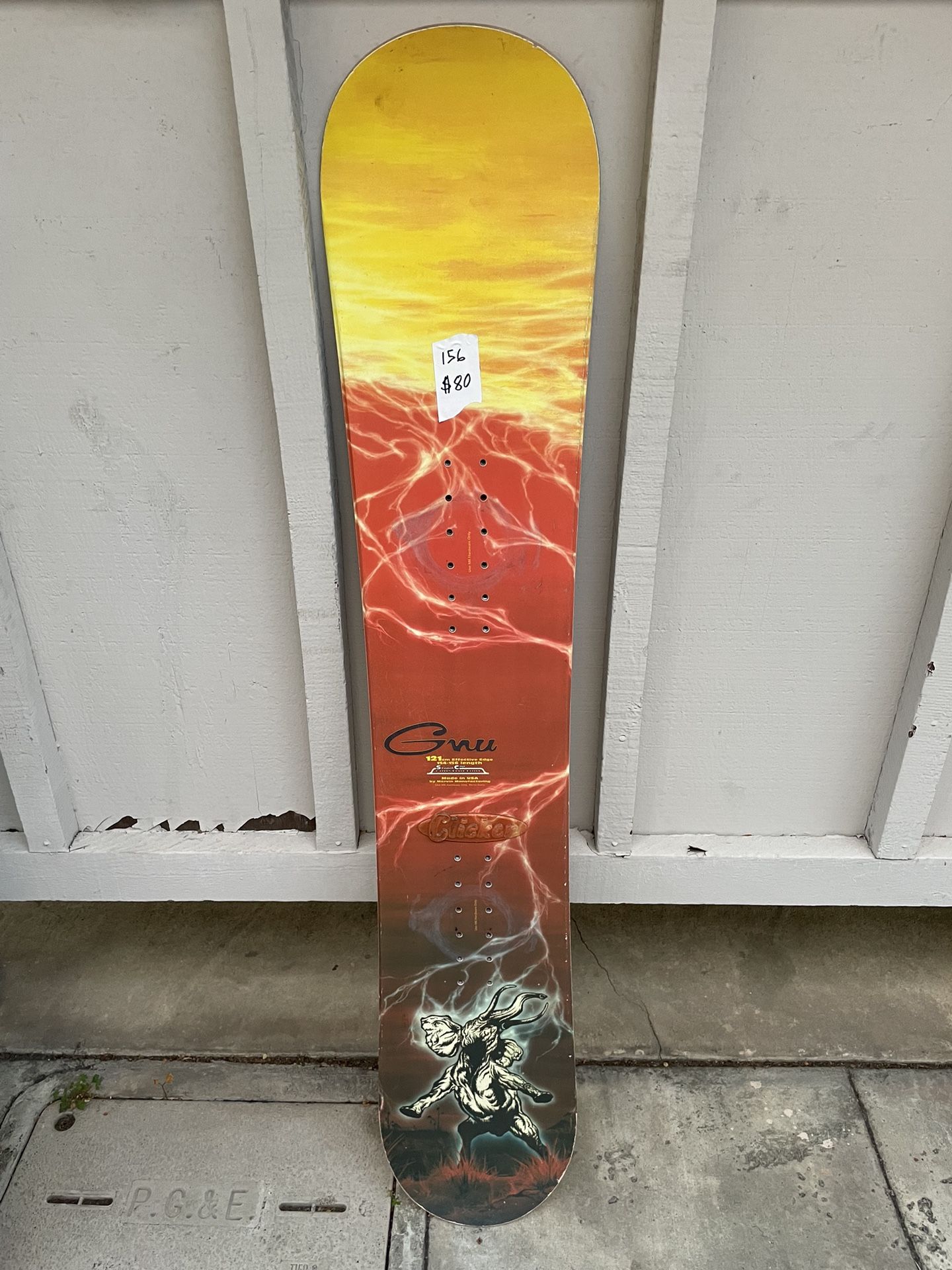 156cm GNU board only