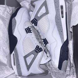  Air Jordan 4 Retro White Midnight Navy
