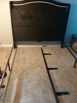 YITAHOME Queen Size Bed Frame with 4 Storage Drawers and RGB LED Lights, 57'' Tall Headboard Velvet Upholstered Bed with Charging Station, No Box Spri