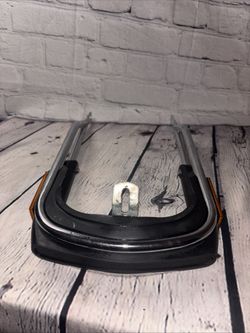 Harley Electra Glide Classic Chrome Front Fender Bumper Guard Pad Reflector