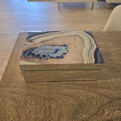 Blue Marble Decor Box