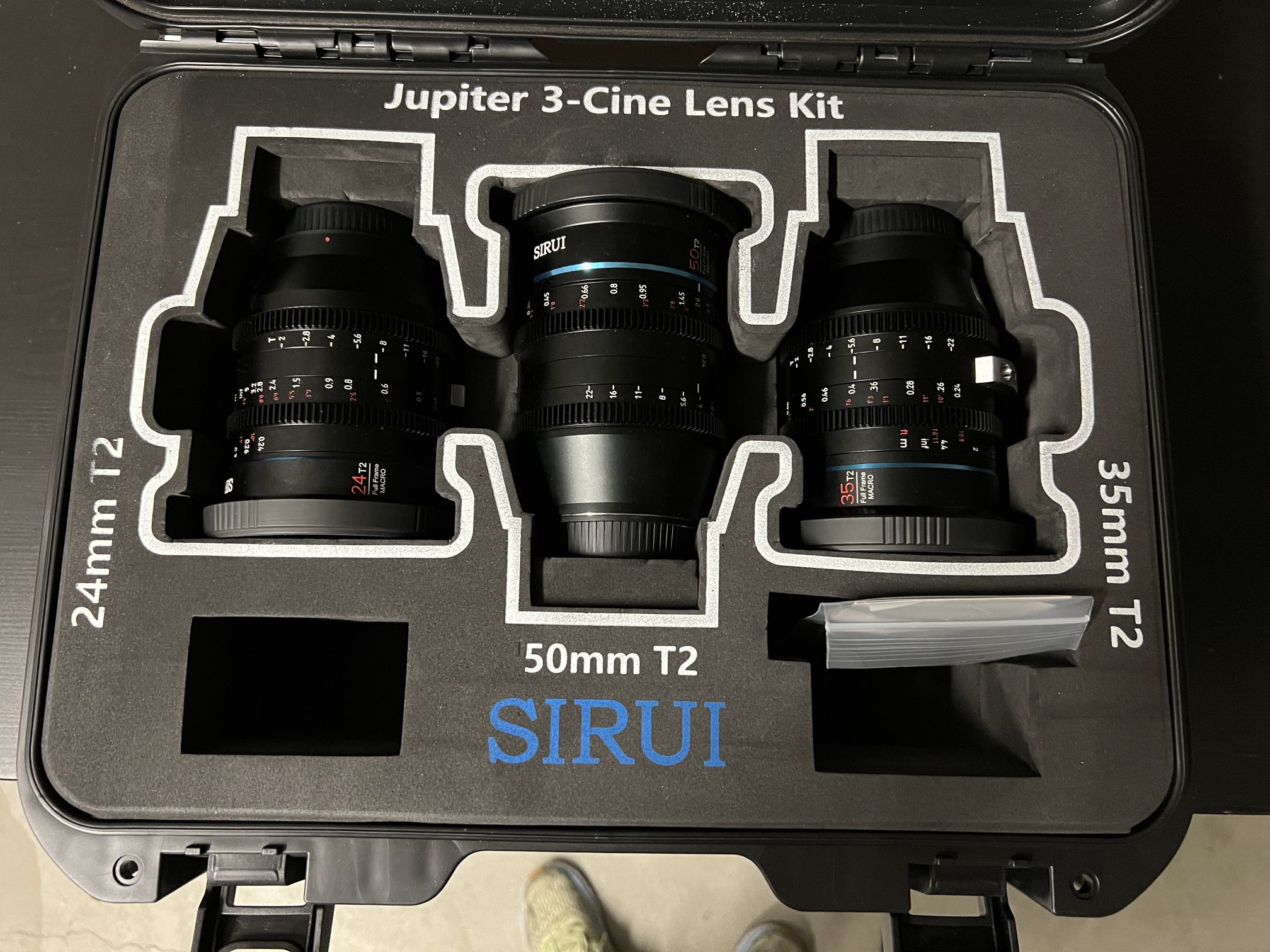Sirui Jupiter T2 Full Frame Macro Cine 3-lens Set (EF Mount)