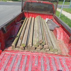 Treated Fence Post 5 .00 make Offer if Interesteld