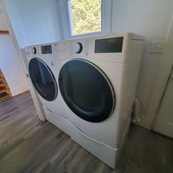 LG Smart Laundry Suite - White with Pedestals, Warranty