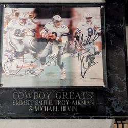 Cowboys Collection Signed Pic