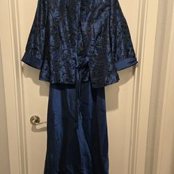 Size 16 But Will Also Post A Size 14. Two Piece Formal Dress.  Could Be Perfect Mother Of The Bride Dress.