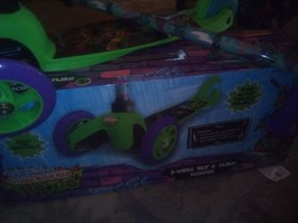 Toddler ninja turtle scooter. Brand New