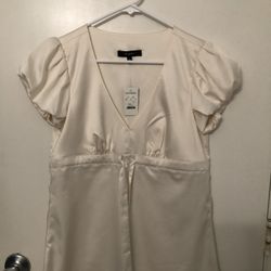 New Express XS Women’s White Top Shirt