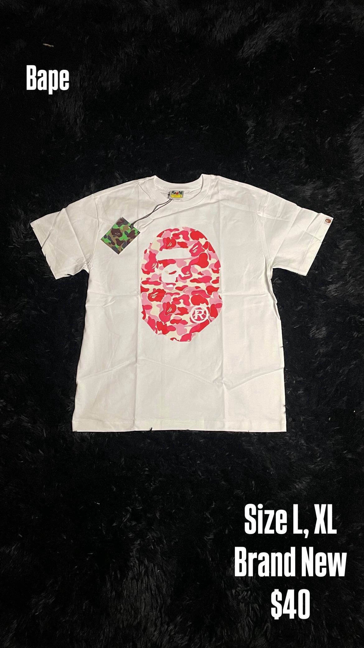 Bape Pink Camo Shirt