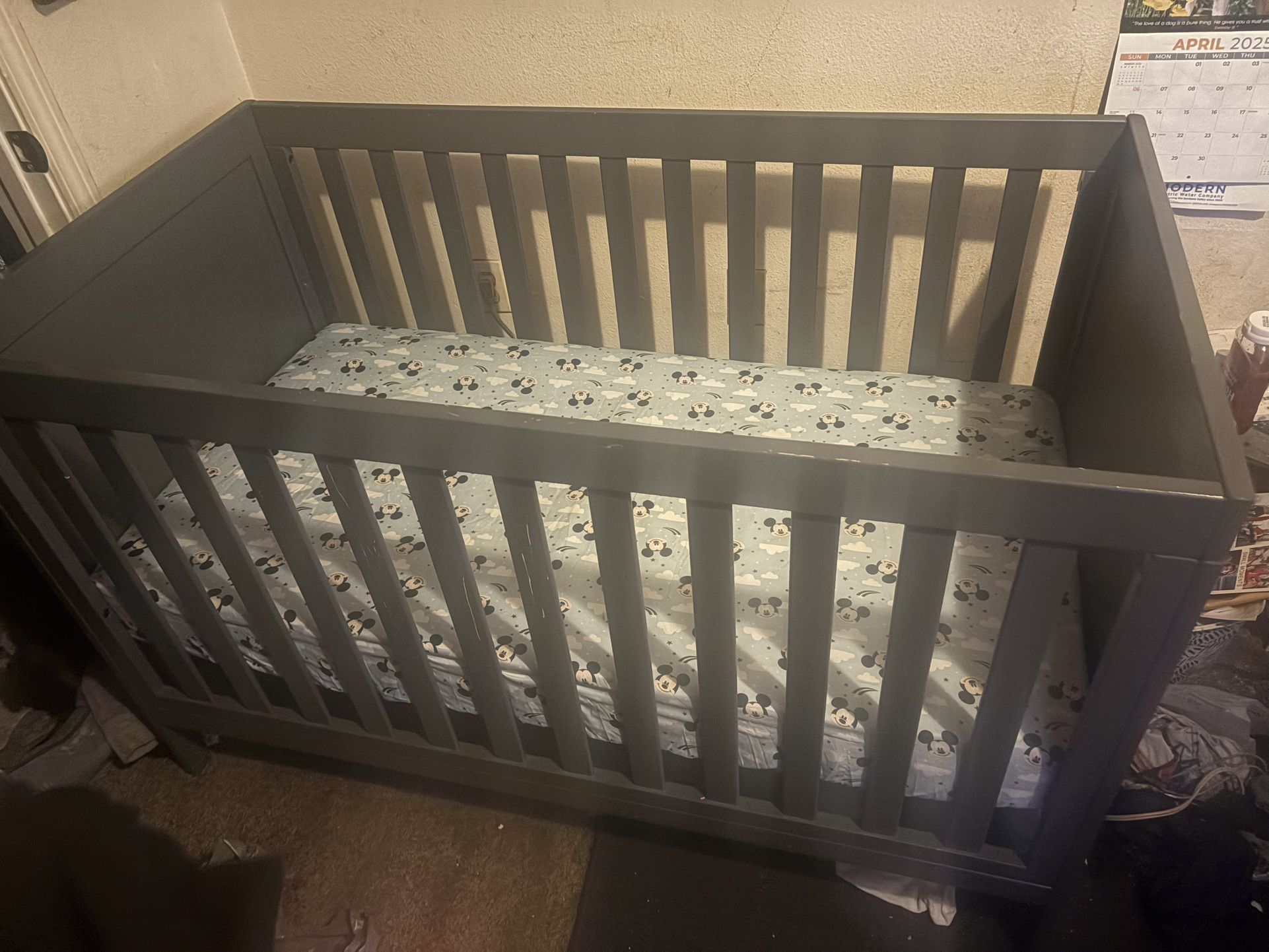Crib With Mattress