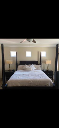 King Size Canopy Bedroom Set