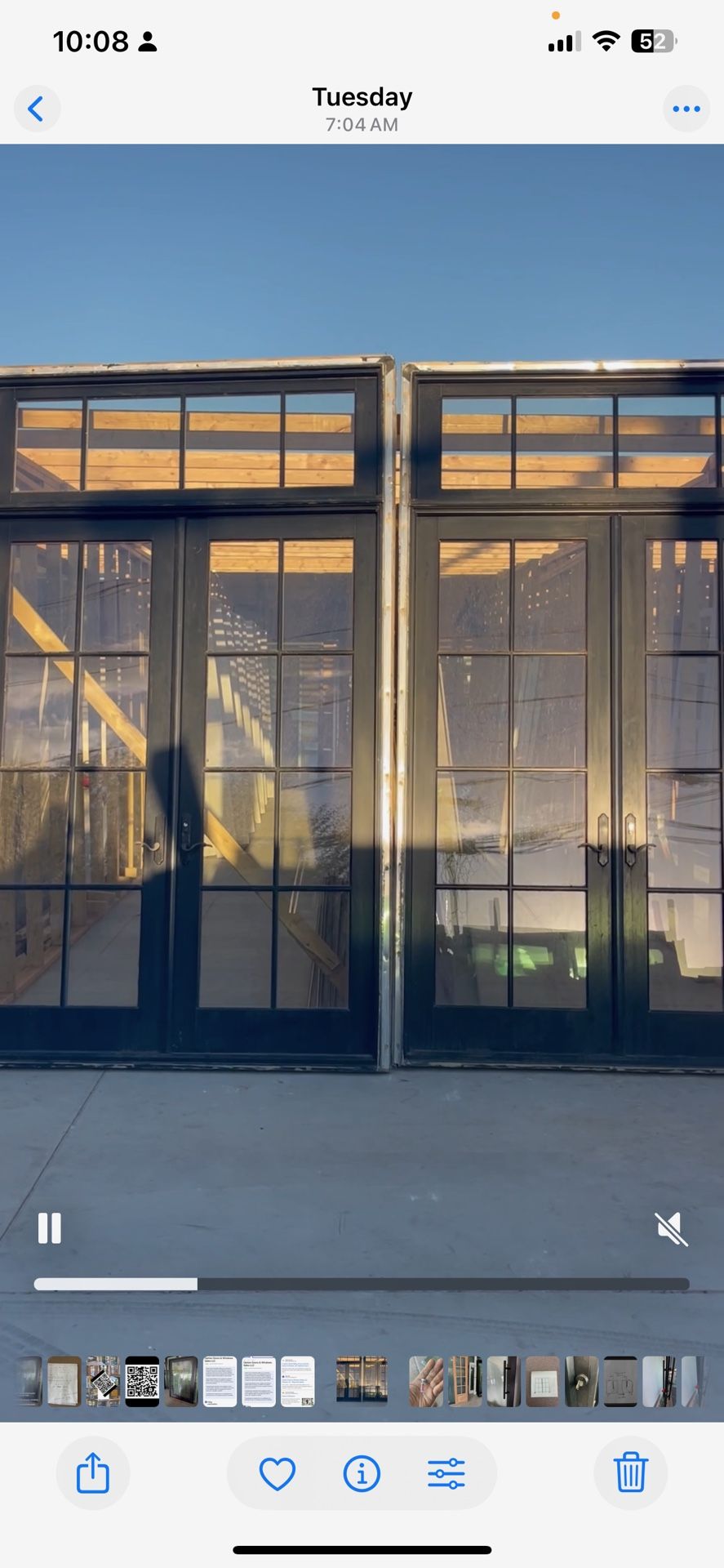 3-sets French Glass Doors 72x120 Each $999