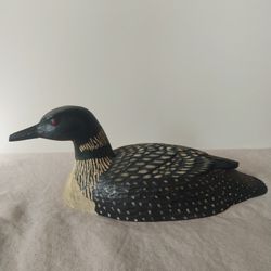 Resin Loon Sculpture