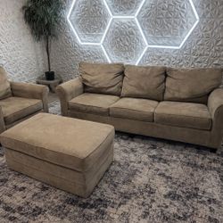 Free Delivery couch /Seat & ottoman 