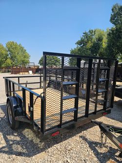 Trailer 76×10 Landscape 2ft Sidewalls With Ramp Gate 2026 Traila