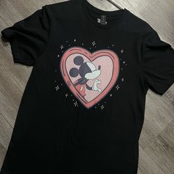 Disney Mickey Mouse Heart Locket T-Shirt