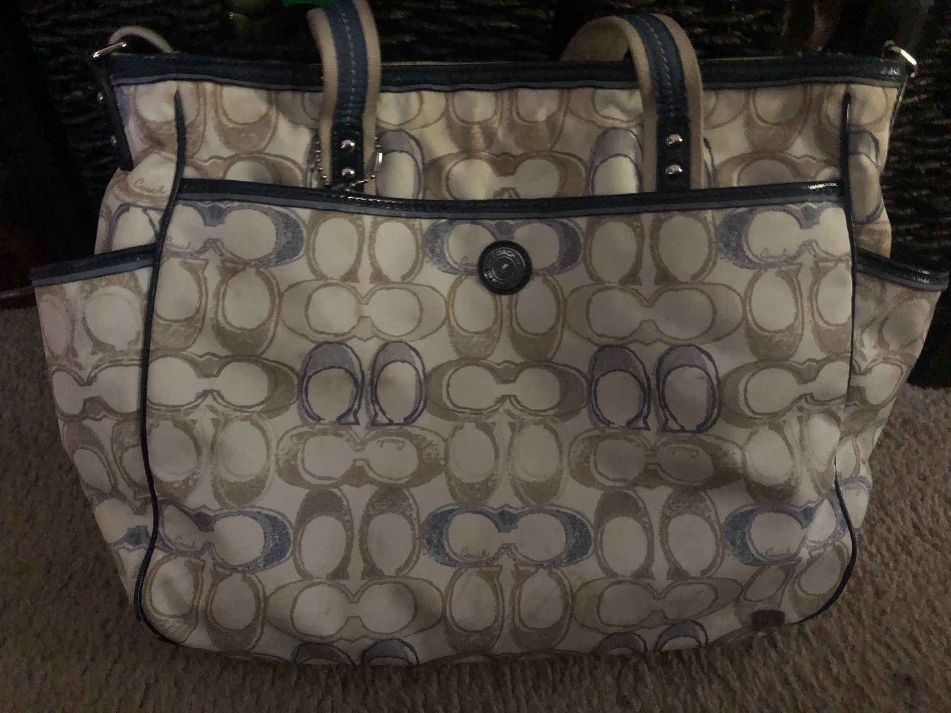 Coach Diaper Bag/Carrying Tote