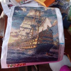 Ship Diamond Art
