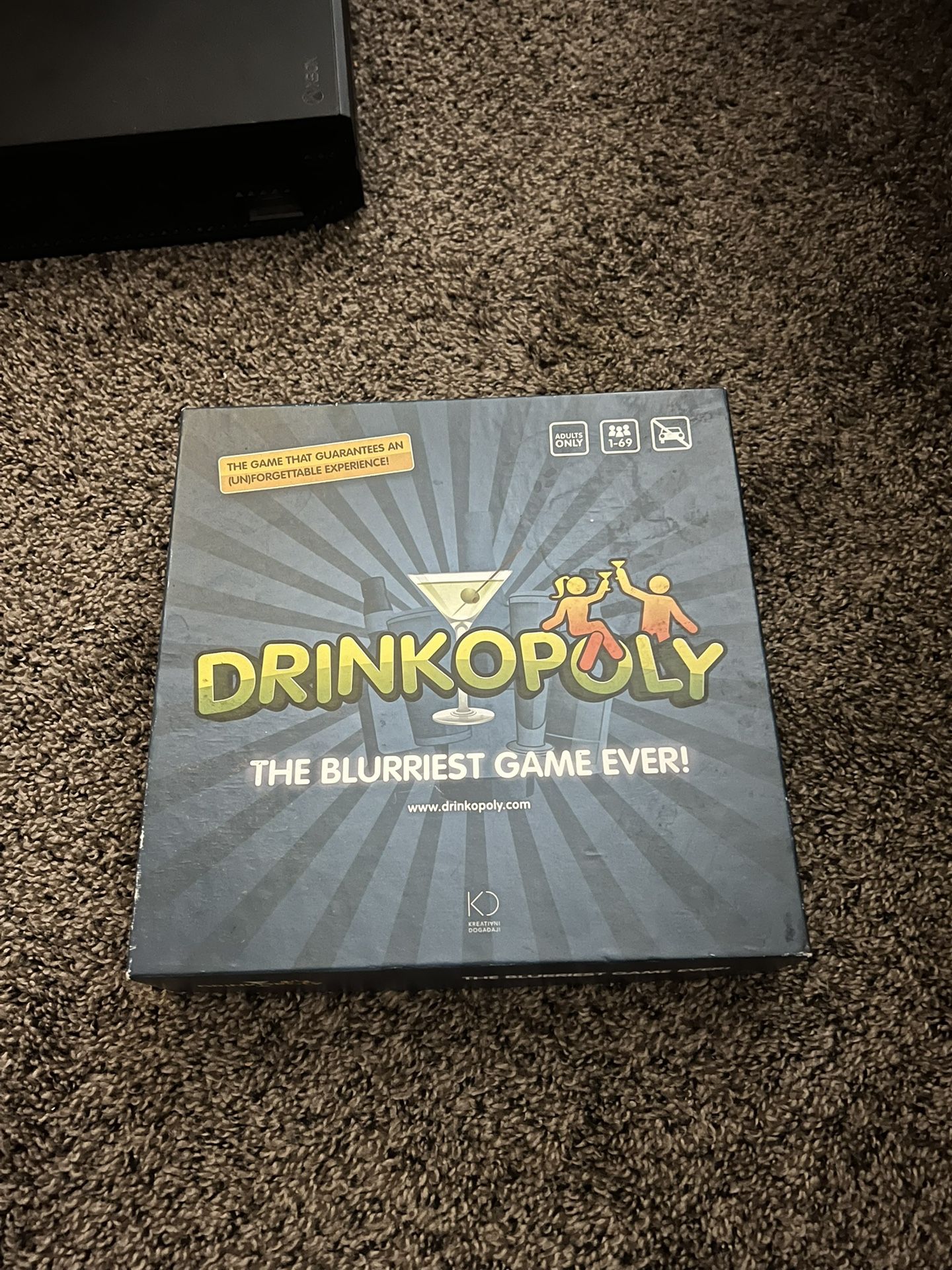 Drinkopoly Board Came 
