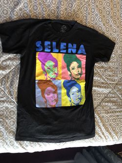 Selena T-Shirt / Shirt / Top ( Black - Small )