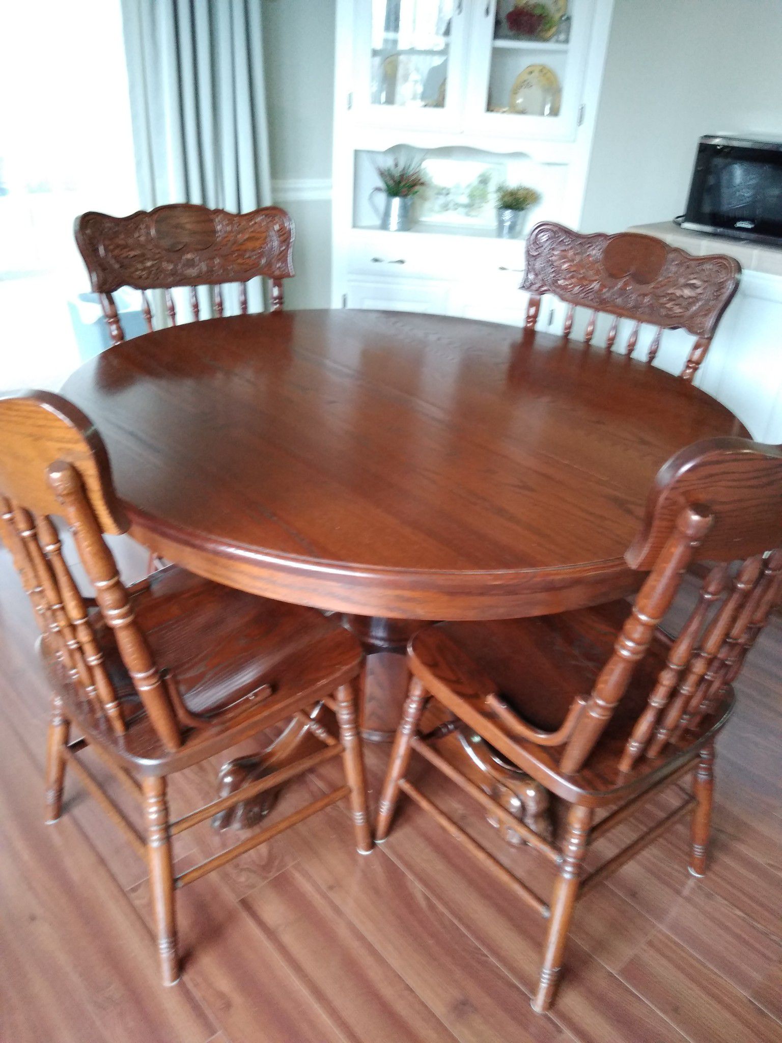 Amish Solid Oak Table