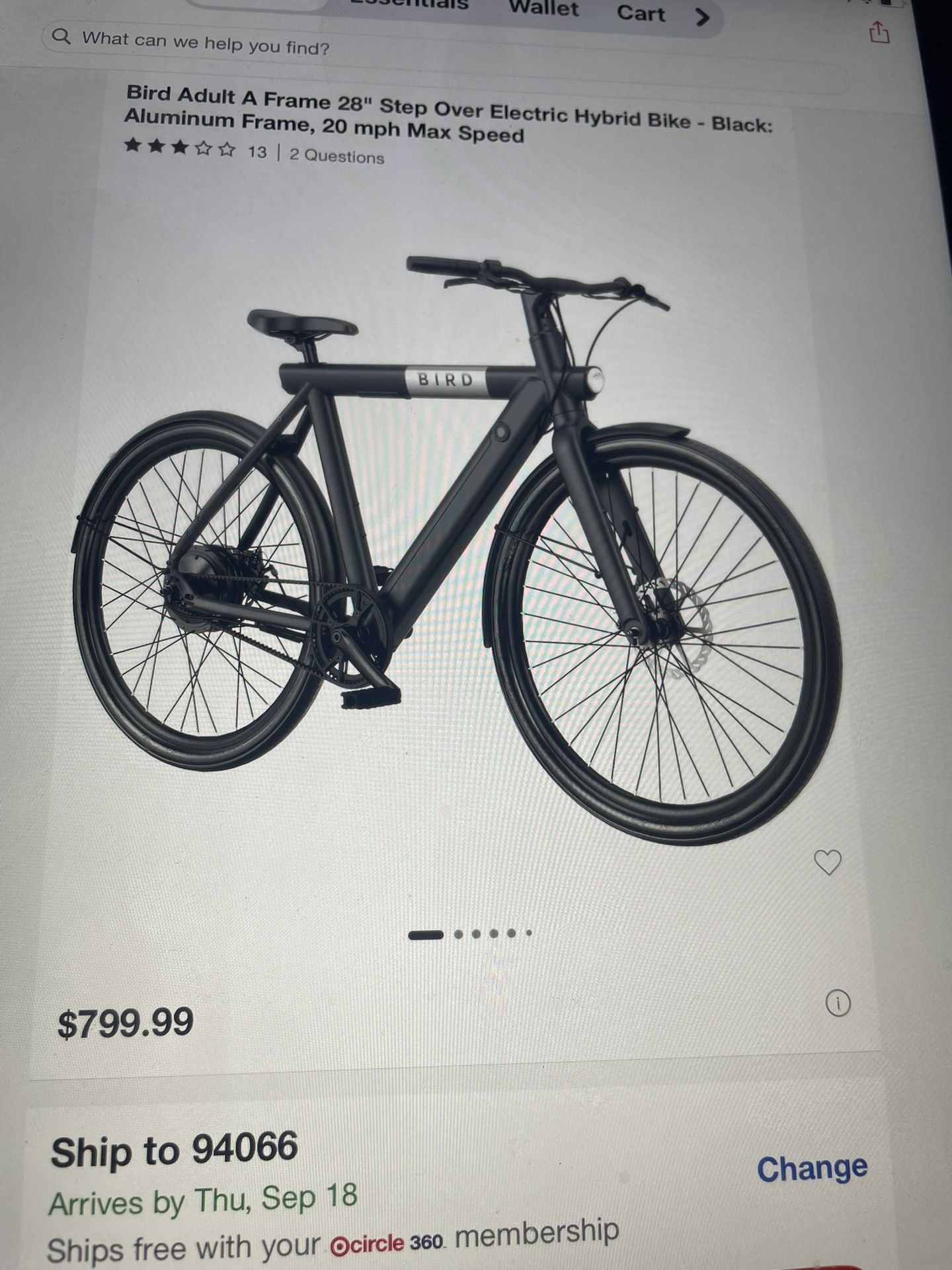 2025 Bird Hybrid E Bike