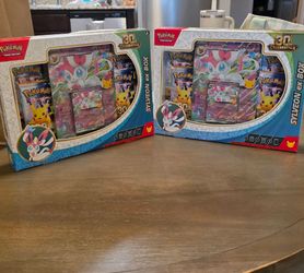 Pokémon Sylveon ex Box 30th Celebration – Lot of 2