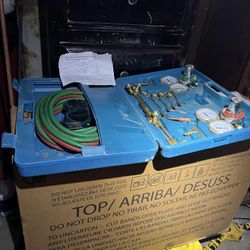 Gas Welding And Cutting Set With Regulator Comercial Meters