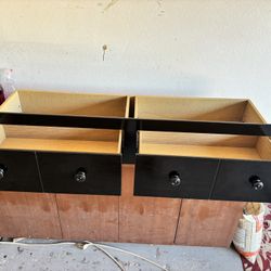 Newly Restored Under Bed Storage Drawer Unit. Two Drawers