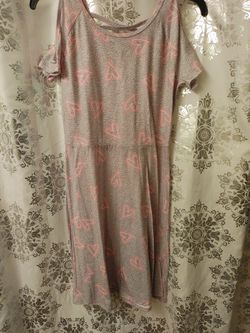 Girls Size 16 Dress Grey