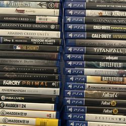 PS4 Games $10 EACH FIRM ON PRICE 