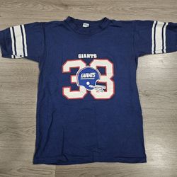 Vintage 1970s New York Giants Champion Jersey T-Shirt