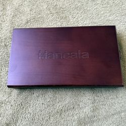 Folk Art Wood Mancala Game Board Sungka Congkak Wood